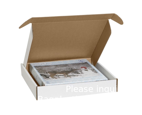صناديق البريد من الورق المقوى المموجة الكرافت، 10 &quot;× 4&quot; × 4&quot;، حزمة من 50، مقاومة للكسر، للشحن، البريد