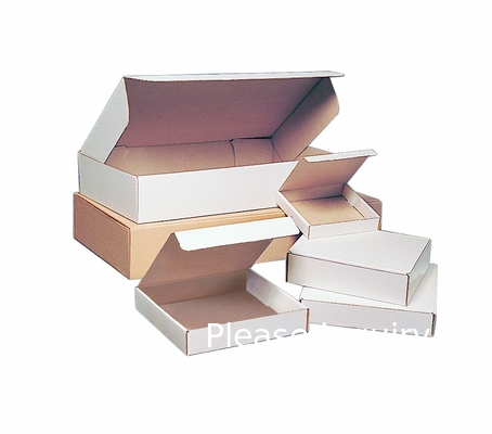 صناديق البريد من الورق المقوى المموجة الكرافت، 10 &quot;× 4&quot; × 4&quot;، حزمة من 50، مقاومة للكسر، للشحن، البريد