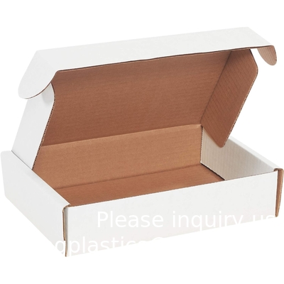 صناديق البريد من الورق المقوى المموجة الكرافت، 10 &quot;× 4&quot; × 4&quot;، حزمة من 50، مقاومة للكسر، للشحن، البريد