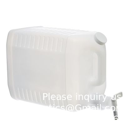 5 غالونات الموزع البلاستيكي Carboy مع السباكة، HDPE، الطبيعية غالونات الموزع استبدال الصنبور استبدال غطاء