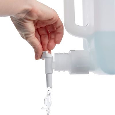5 غالونات الموزع البلاستيكي Carboy مع السباكة، HDPE، الطبيعية غالونات الموزع استبدال الصنبور استبدال غطاء