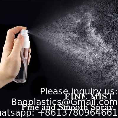 زجاجة رش زجاجات رش بلاستيكية 3.4 أونصة/100 مل 2حزمة مرشح وضع الماكياج TSA المعتمدة تجميل فارغ قابل لإعادة تعبئة