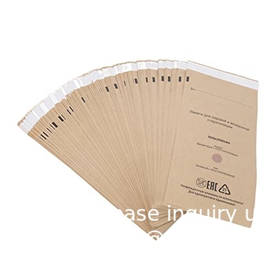 أدوات صالون الأظافر المطهر الحراري الجاف الحقائب 75 * 150mm أكياس التعقيم المستخدمة مرة واحدة المطهر الذاتي أكياس الورق