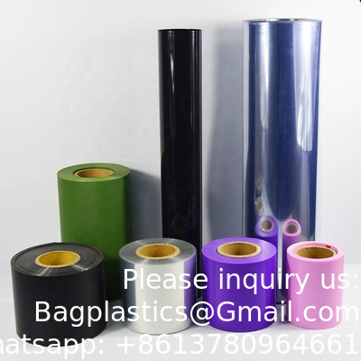 قرص عالي الجودة كبسولات الطبية الصف الفيلم Pvc 0.3mm شفاف Pvc الفيلم الصيدلاني Pvc / PET الفيلم المصفوف