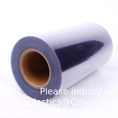 قرص عالي الجودة كبسولات الطبية الصف الفيلم Pvc 0.3mm شفاف Pvc الفيلم الصيدلاني Pvc / PET الفيلم المصفوف