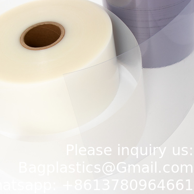 قرص عالي الجودة كبسولات الطبية الصف الفيلم Pvc 0.3mm شفاف Pvc الفيلم الصيدلاني Pvc / PET الفيلم المصفوف