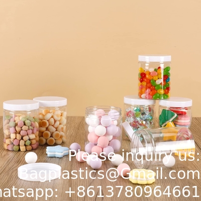 حاويات مع أغطية أوعية بلاستيكية حاويات للطين مع أغطية ضيقة المياه البيضاء والملصقات التخزين المصغر للقيام بنفسك