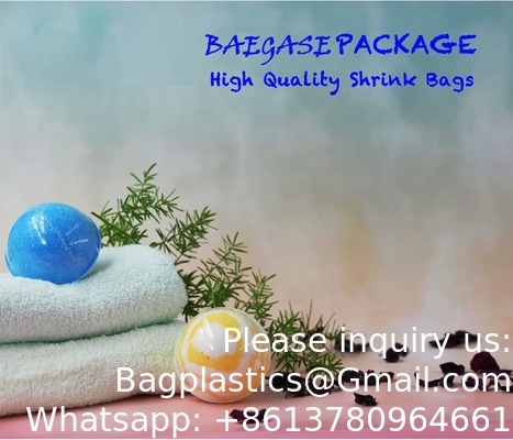4x6 بوصة 500PCS كيسات غلاف تقلص مستديرة / قبة أعلى عديم الرائحة 100 مقياس مع فتحة التهوية للقنابل الحمام، الصابون، الحرف