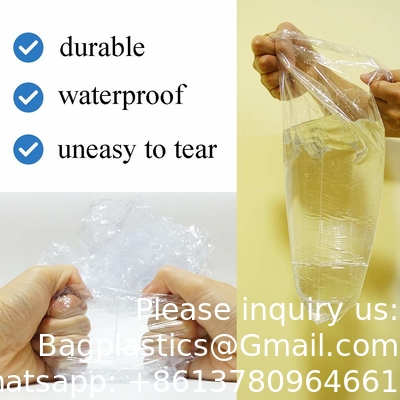 أكياس التغليف القابلة للتقلص، مواد PVC متقلصة الحرارة 100 حزمة 8 × 10 بوصة أكياس قنابل الاستحمام، قضبان الصابون