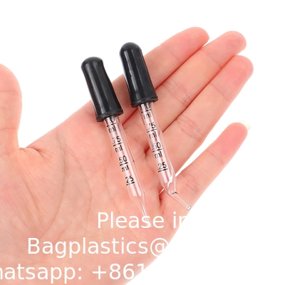قطرات العين للزيوت الأساسية ، المصابيح قطرات الرأس المطاطي ، معايرة زجاج سميك الطب قطرات المصابيح