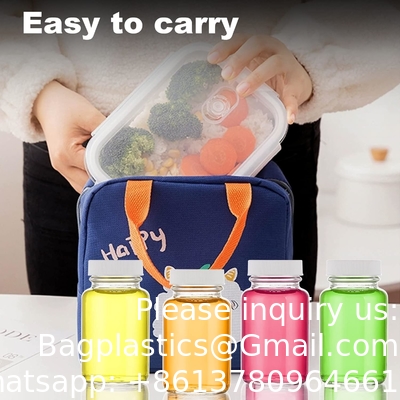 زجاجية عصير شوت زجاجات مع أغطية - 8 حزمة 3.5 أوقية صغيرة واضحة قابلة لإعادة الاستخدام مع أغطية لتخزين العصير المشروبات