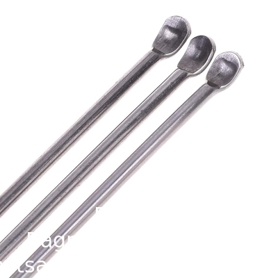 معمل الفولاذ المقاوم للصدأ (Spatula) ميكرو سكوب (Micro Scoop Reagent) مختبر خلط المواد (Spatula) 22 سم بطول ملعقة أخذ العينات