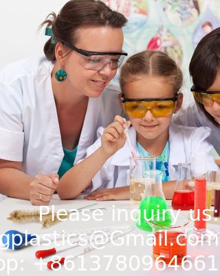 مجموعة أدوات زجاج المختبر 3 أكواب زجاجية 3 أكواب إيرلنماير 3 أسطوانات قياس تدريجية