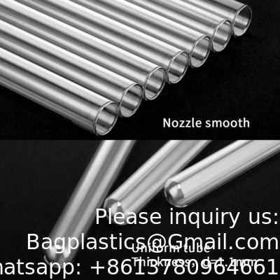 التجارب العلمية 12Pcs 20x150mm أنابيب اختبار الزجاج مع أغطية سدادة 1 رف من المواد الأكريلية