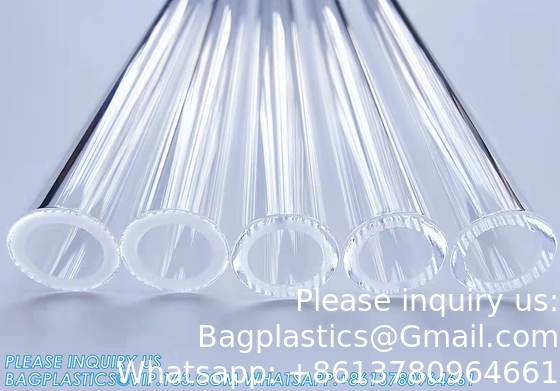 4 بوصة طويلة 10 قطع الزجاج بوروسيليكات أنابيب تنفخ 12 مم OD 2mm سميكة الحائط أنابيب، أنابيب واضحة للفن DIY