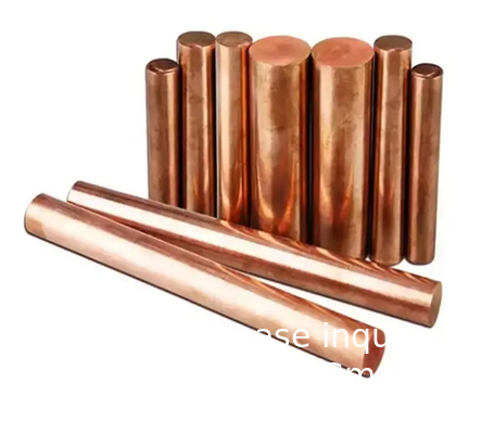 عصا النحاس الصلبة العارية النحاس النقي الصافية عصا النحاس 8 ملم عصا معدنية نحاسية 1/4 &quot;(7 ملم) قطر 7.87&quot; الطول CU