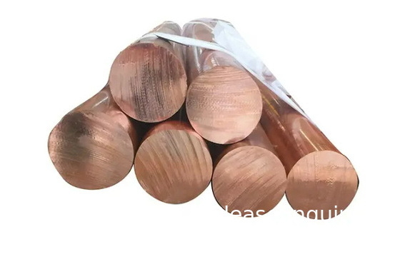 عصا النحاس الصلبة العارية النحاس النقي الصافية عصا النحاس 8 ملم عصا معدنية نحاسية 1/4 &quot;(7 ملم) قطر 7.87&quot; الطول CU