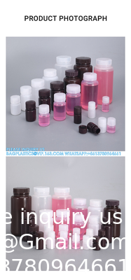 5ml-1000ml المختبر PP الفم الواسع HDPE النوع الحاوية العقمة بيضاء اللون
