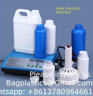 500 مل 100 مل شعار مخصص طباعة مربع زجاجة بلاستيكية للحليب سائل التعبئة الزجاجة الصيدلانية