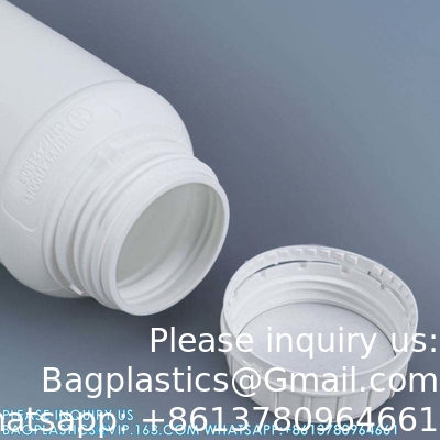 50ML-1000ML الزجاجات البلاستيكية السميكة الفلورية المذيبات الكيميائية العضوية حاوية الحزمة