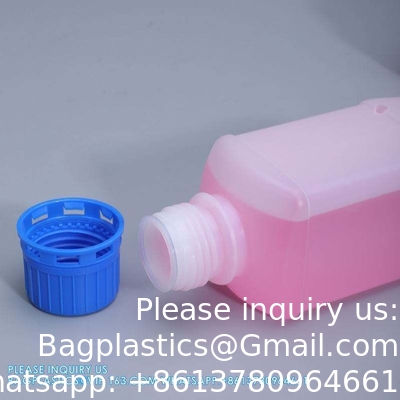 100 مل زجاجة بلاستيكية المفاعل زجاجات HDPE فارغة بيضاء مع غطاء داخلي لتخزين مسحوق سائل كيميائي