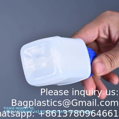 100 مل زجاجة بلاستيكية المفاعل زجاجات HDPE فارغة بيضاء مع غطاء داخلي لتخزين مسحوق سائل كيميائي