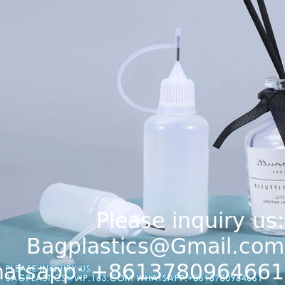 30ML خالية الشفافة الزجاجة قطرة البلاستيكية للعين بيع الجملة الزجاجة البلاستيكية ضغط قطرة الغراء مع نقطة