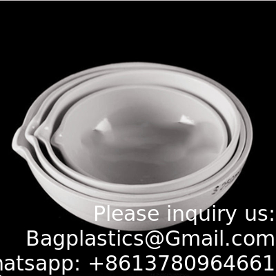 بيع بالجملة استخدام المختبر البورسلين الزجاجية تبخير حوض صحن البورسلين تبخير صحن 100ml 150ml 250ml 500ml
