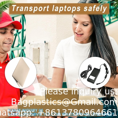 16.7 X 13 X 2.5 بوصة جهاز كمبيوتر محمول صندوق شحن صندوق بريد آمن صناديق بريد كرافت لحزم جهاز كمبيوتر محمول متحرك مع شاحن