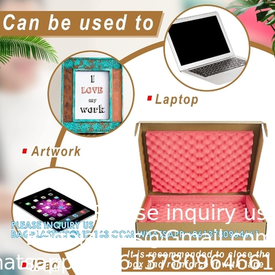 16.7 X 13 X 2.5 بوصة جهاز كمبيوتر محمول صندوق شحن صندوق بريد آمن صناديق بريد كرافت لحزم جهاز كمبيوتر محمول متحرك مع شاحن
