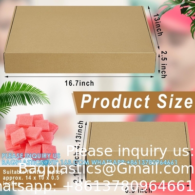16.7 X 13 X 2.5 بوصة جهاز كمبيوتر محمول صندوق شحن صندوق بريد آمن صناديق بريد كرافت لحزم جهاز كمبيوتر محمول متحرك مع شاحن