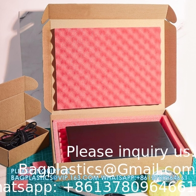 16.7 X 13 X 2.5 بوصة جهاز كمبيوتر محمول صندوق شحن صندوق بريد آمن صناديق بريد كرافت لحزم جهاز كمبيوتر محمول متحرك مع شاحن
