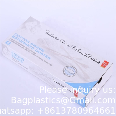 غسولات القطن كرات القطن أوراق الجودة العصي القطن الطبيعي النقي 100% رأس القطن في بطاقة البثور