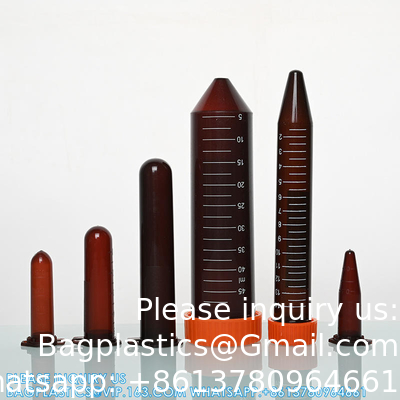 النحاس الحمراء المعقمة 1.5ml أجهزة الطرد المركزي المجهرية أنابيب الطرد المركزي المجهرية أنابيب فالكون القمعية أنابيب الطرد المركزي 15mL، 100Pcs معقمة