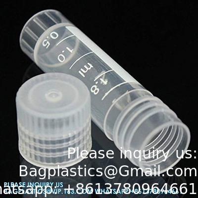 2 مل من البلاستيك التدريجية Cryovial Cryogenic القارورة أنبوب الوقوف الذاتي مع غطاء 10 مل مختبر البلاستيكية الأنبوب التجريبية المجمدة أغلاق القارورة