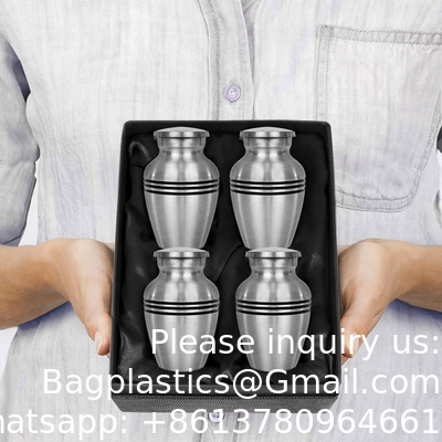 حفرة رماد الإنسان الإناث والرجال، حفرة رماد الإناث البالغات، حفرة الدفن - Pewter، 4 ذكريات صغيرة