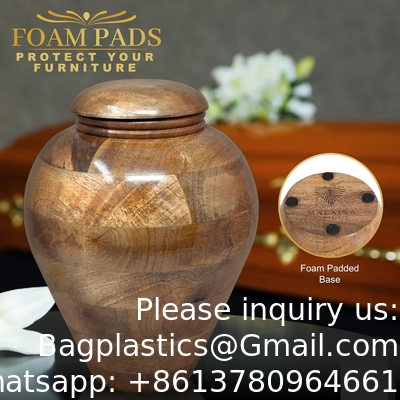 التذكارات حفرة خشبية للرماد البشري رجل / امرأة بالغ - حفرة حرق خشبية حقيقية للرماد الرجال / النساء البالغين