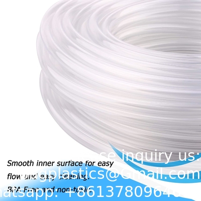 أنابيب السيليكون الواضحة 10FT 3/8 &quot;ID X 1/2&quot;OD الصف الغذائي أنابيب السيليكون النقية عالية درجة الحرارة لصنع النبيذ في المنزل