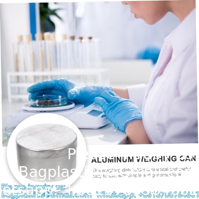 الصندوق الألومنيوم الوزن صحن الصمام الضيق أخذ عينات الوزن جمع التربة الجرة المقياس الألومنيوم وعاء قياس المختبر