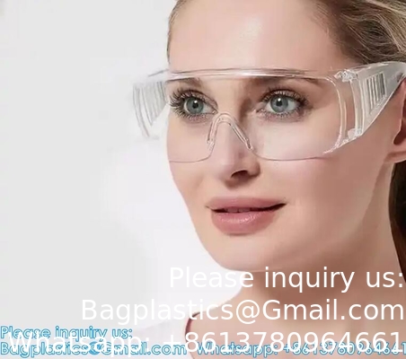 عدسات حماية صناعية مخصصة وصفة طبية النظارات Ansi Z87.1 الموضة مضادة للضباب الغبار العمل الأنيق أمان واضح