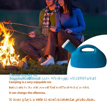 أجهزة البول للرجال أجهزة البول الذكورية المحمولة مع الغطاء 2000 مل / 66 أونصة أكواب البول ذات السعة الكبيرة لعدم الإدمان في المستشفى