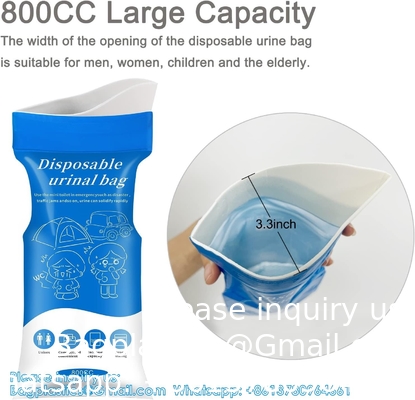 أكياس البول، حزمة أكياس البول للتخييم، كيس البول المستخدم لمرة واحدة، كيس البول للسفر، دورة المياه الطارئة المحمولة