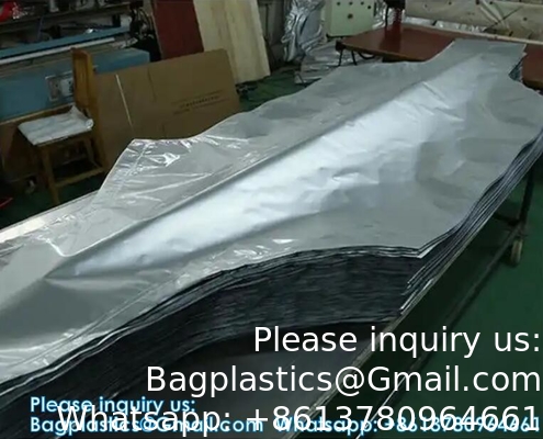 أوراق الألومنيوم البلاستيكية المقاومة للرطوبة تعبئة ضخمة لـ 1 1.5 2 طن 1000 كجم 1500 كجم بذور بكمية كبيرة كيس Fibc