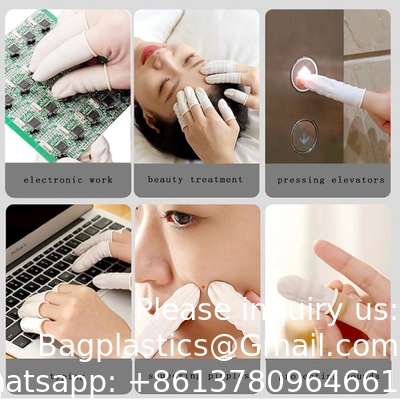 أدوات التنظيف اليدوية المستخدمة لمرة واحدة من اللاتكس، حماية الأصابع، أدوات التنظيف اليدوية الصناعية المتوسطة المضادة للستاتيك، لإصلاح الإلكترونيات