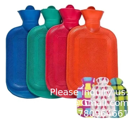 500ml 1000ml زجاجة ماء ساخن ملء الماء كيس المياه الساخنة الطبي المطاطي مع الغطاء