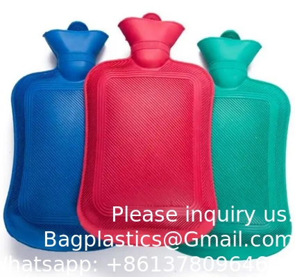 500ml 1000ml زجاجة ماء ساخن ملء الماء كيس المياه الساخنة الطبي المطاطي مع الغطاء