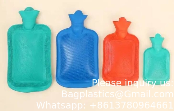 500ml 1000ml زجاجة ماء ساخن ملء الماء كيس المياه الساخنة الطبي المطاطي مع الغطاء
