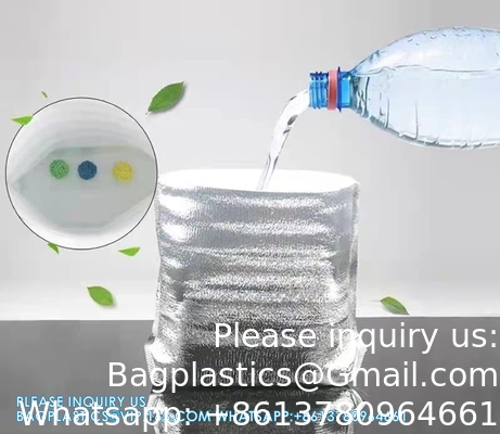أكياس عازلة قابلة لإعادة الاستخدام طابعات صناديق حرارية 13 × 8.5 × 12 طابعات صناديق معدنية لقطعة الغداء