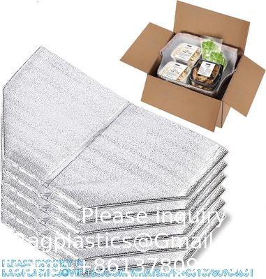أكياس عازلة قابلة لإعادة الاستخدام طابعات صناديق حرارية 13 × 8.5 × 12 طابعات صناديق معدنية لقطعة الغداء