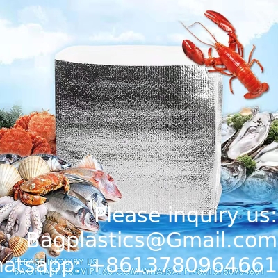 أكياس عازلة قابلة لإعادة الاستخدام طابعات صناديق حرارية 13 × 8.5 × 12 طابعات صناديق معدنية لقطعة الغداء
